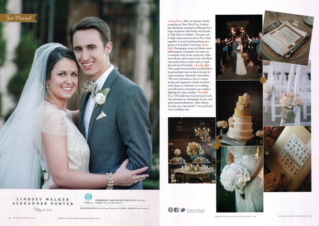 Alex & Lindsay wedding feature