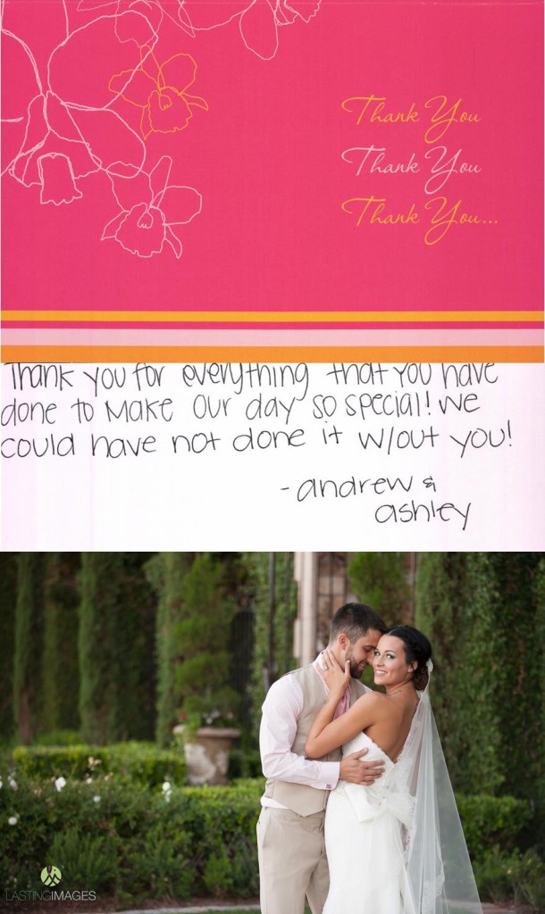 Ashley & Andrew Thank You 5-29-15